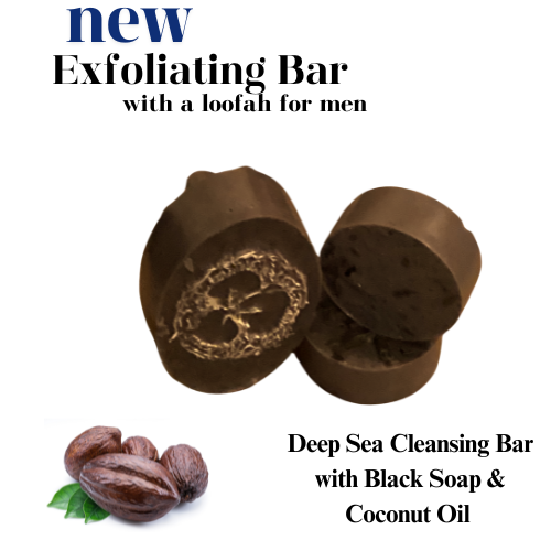 Exfoliating Black Sea Cleansing Bar (M) - Elevated Beauty