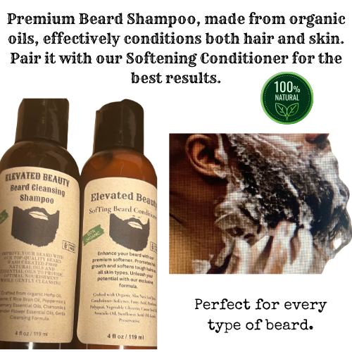 Elevated Beard Kit with Brush/Comb Combo - Elevated Beauty