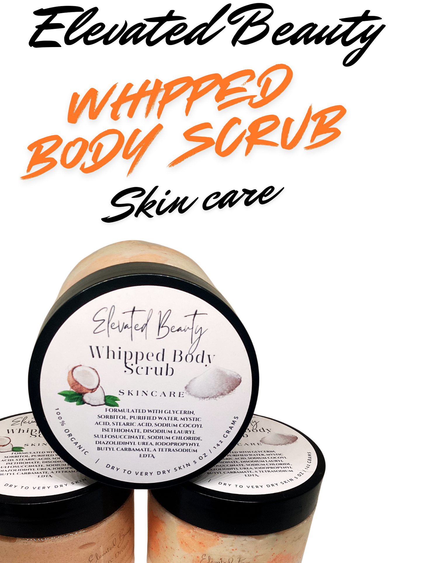 Whipped Exfoliating Body Scrubs (MTO)