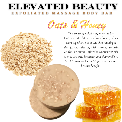 Exfoliating Oats & Honey bar (U) - Elevated Beauty