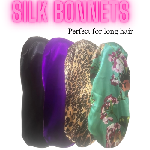 Satin Long Sleep Bonnet